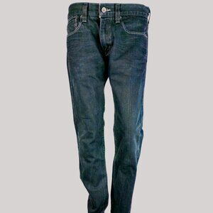 Levi's Black Denim Skinny Straight Leg Jeans